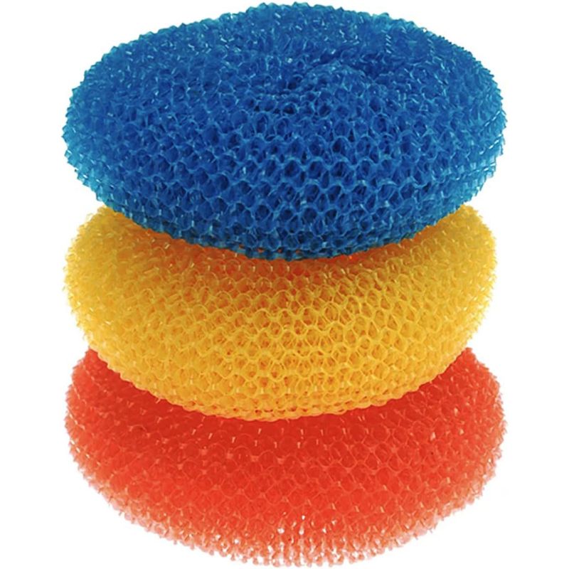 พลาสติก Scourer ผลิตภัณฑ์ครัวเรือนห้องครัว Scourer Ball